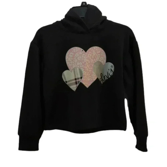 GIRL'S Levi Boxy Cropped Hoodie - Picture 1 of 11